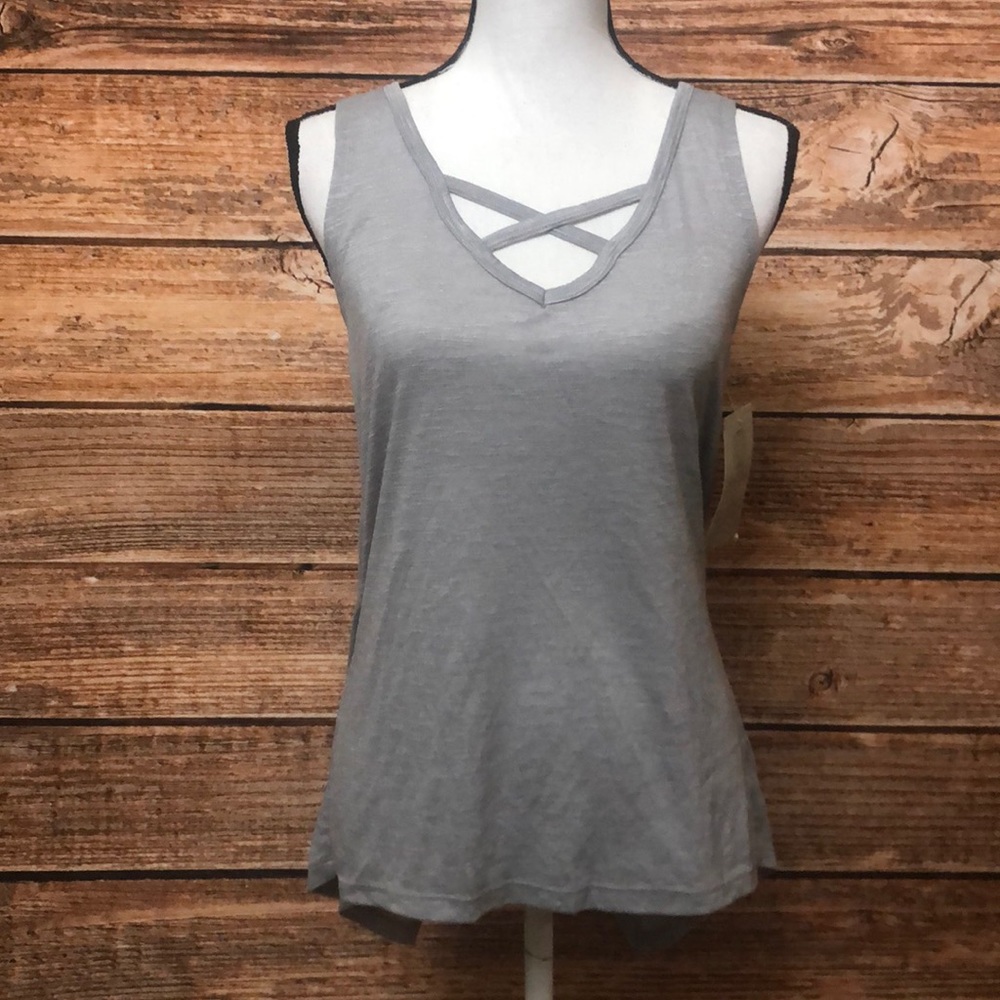 Balance Collection• Cheryl Tank in Heather - Picture 2 of 8